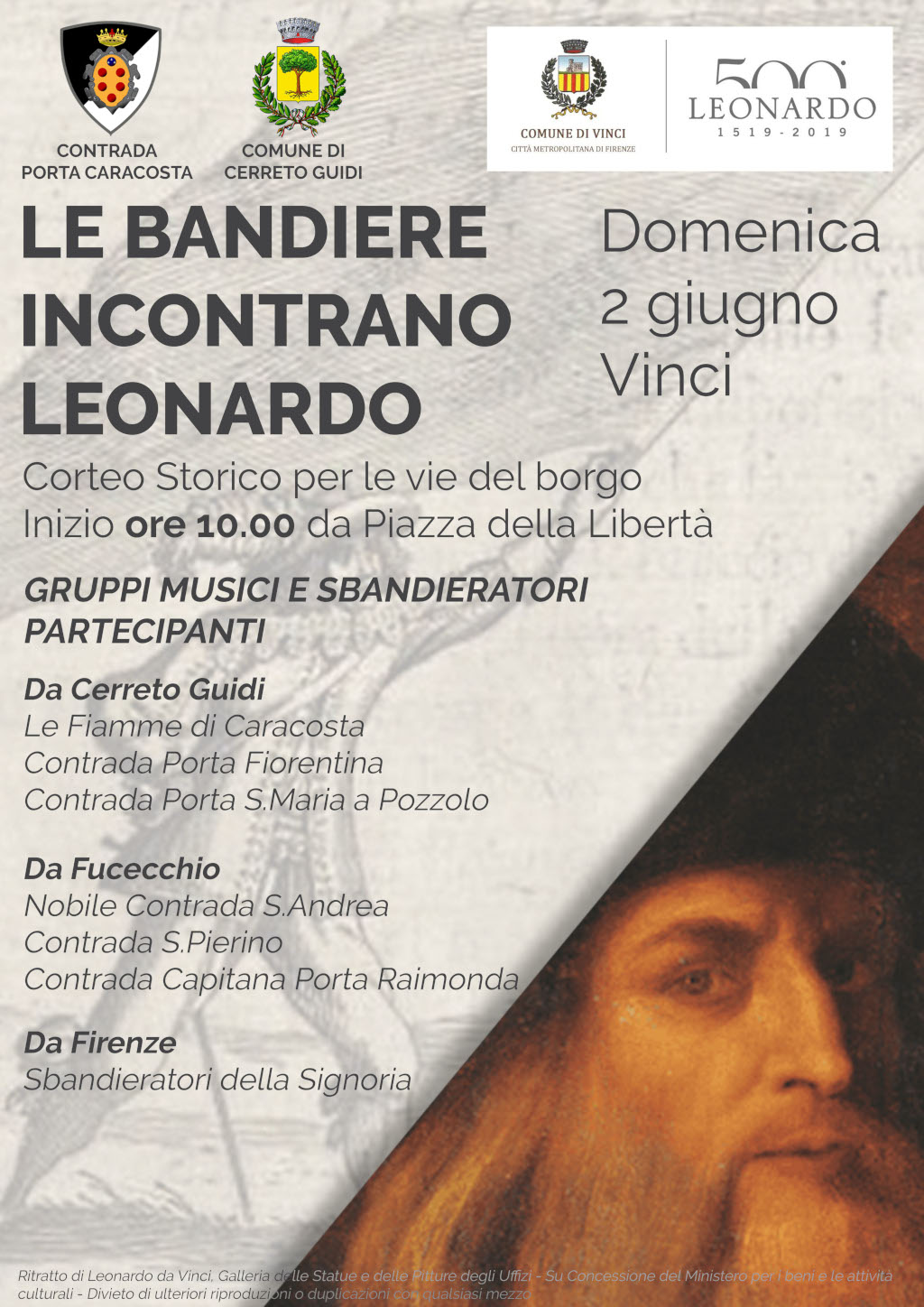 Bandiere e Leonardo