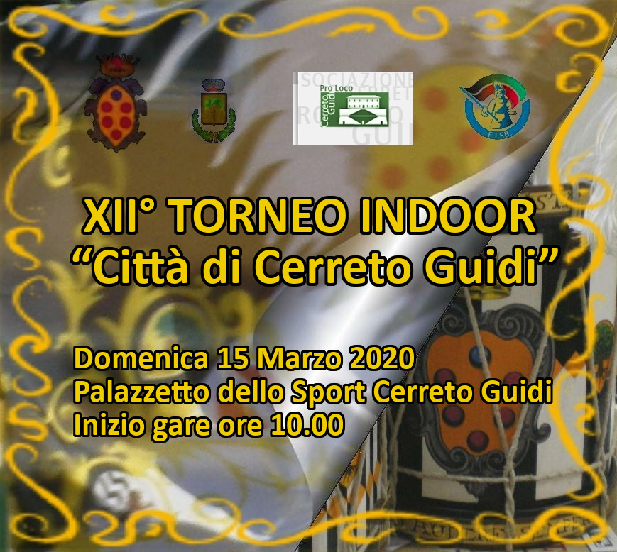 XII TORNEO INDOOR “Città di Cerreto Guidi”