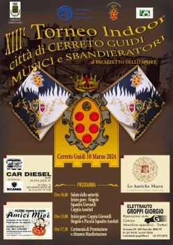 BANDO ISCRIZIONE AL XIII TORNEO INDOOR "Città di Cerreto Guidi"